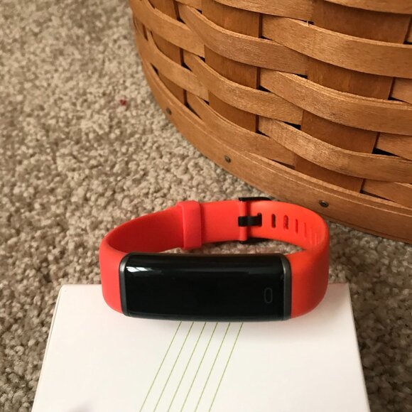 NWOT Letsfit Fitness Tracker Orange Smart  Band - Picture 2 of 6